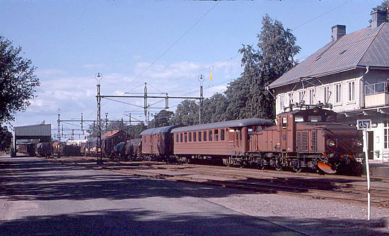 Karlsborg station year 1977. Engine Hg 761