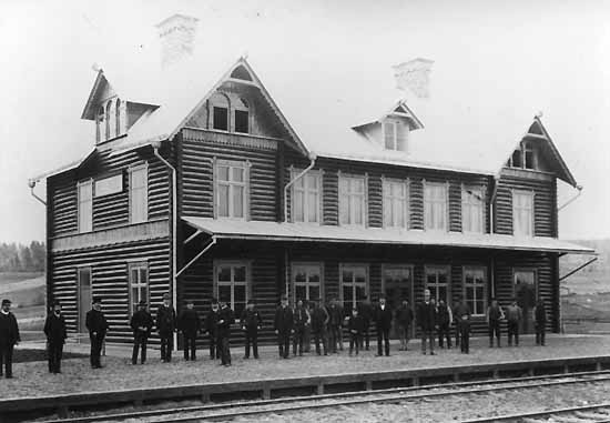 Mellansel station year 1891.