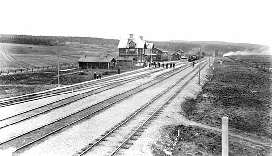 Mellansel yard year 1900