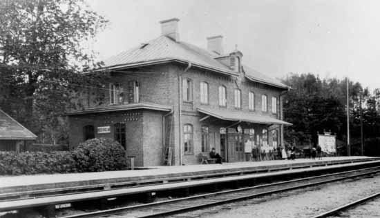 Boxholm station year 1916
