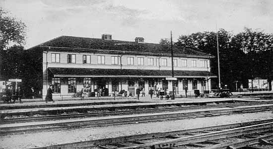 Mjölby station year 1920