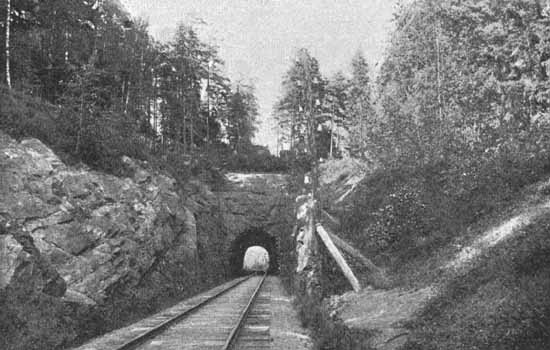 The tunnel at Graversfors