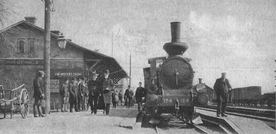Stenstorp station omkring 1900