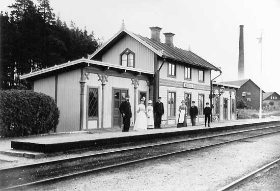 Wedevåg station year 1907.