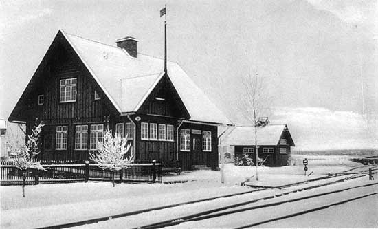Uppsala norra station uear 1920