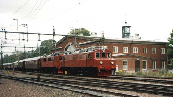 Electric locomotive class M No. 620 at Gävle. Foto: Rolf sten