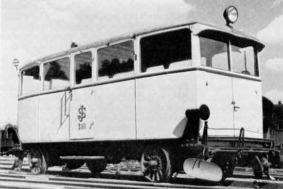 The first railcar at SJ, year 1932