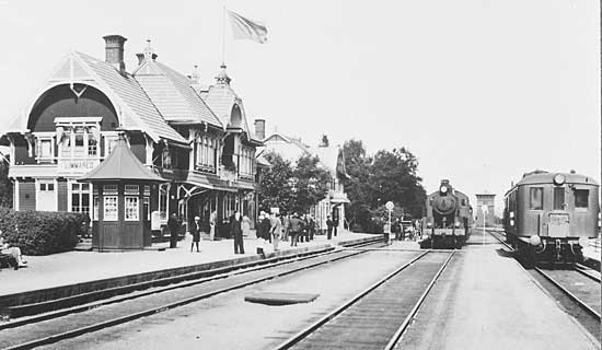 Limmared station year 1930