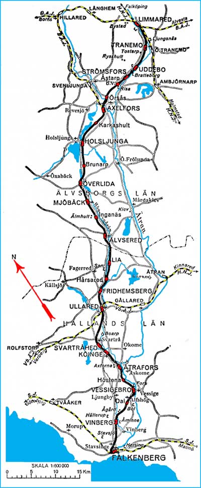 Map Falkenbergs Järnväg