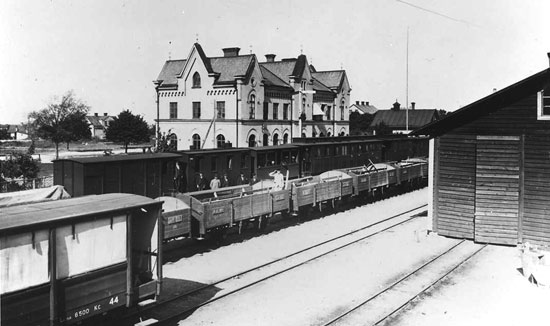 Visby station around year 1925