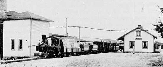 Kosta station, Mallet engine year 1920