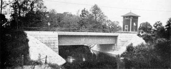 The bridge over Ljungbyn 1922