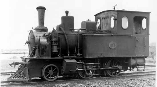 BBJ steam engine No 1 "BÖDA". Photo taken around year 1935
