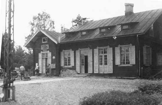 Böda station around 1949