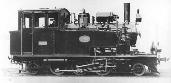 SÖJ steam engine No. 5
