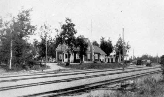 Älghultsby station year 1924