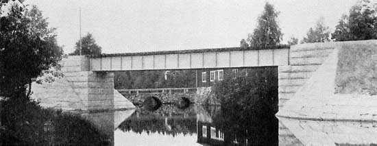 The bridge over Alsterån year 1925
