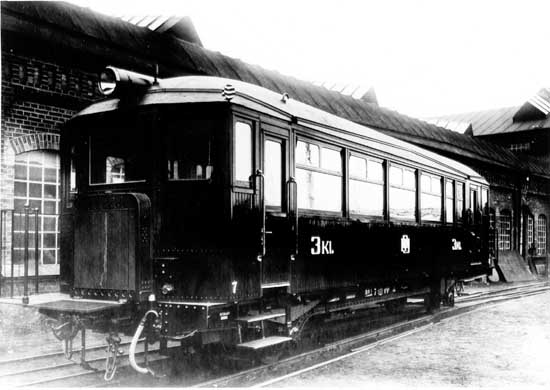ROJ rail motorcoach No 7 year 1924