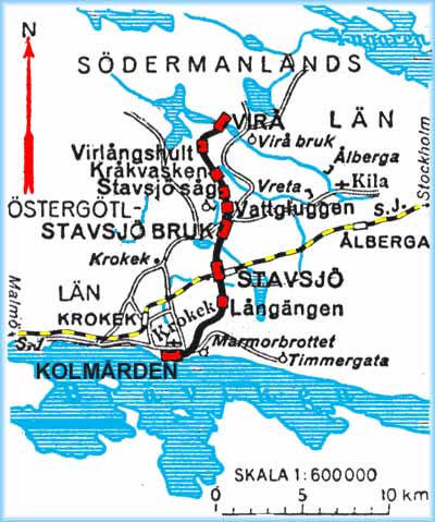 nunnebanan karta Karta över Stavsjö Järnväg, Nunnebanan. Map Stavsjö rail way