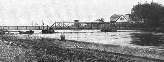 The bridge over Lidan in Lidkping year 1924