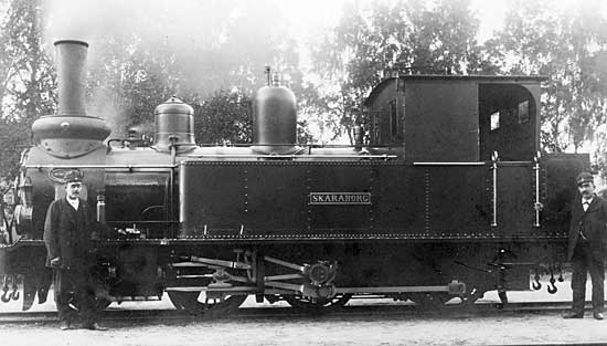 LSSJ engine No 2 "SKARABORG" year 1910