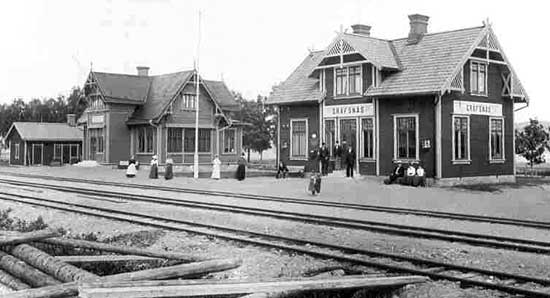 Gräfsnäs station year 1902