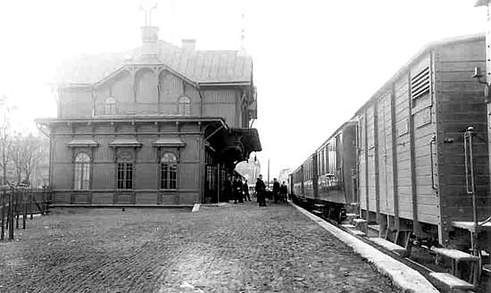 The first VGJ station at Göteborg year 1902